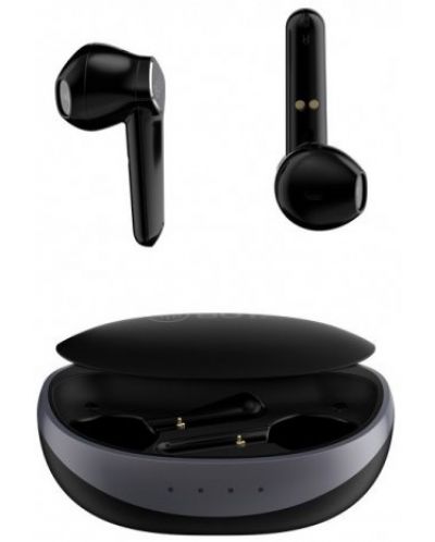 Безжични слушалки Boya - BY-AP100-B, TWS, черни - 1