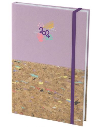Бележник с ластик Spree - Pastel Pop, 168 листа, асортимент, 2024 - 5
