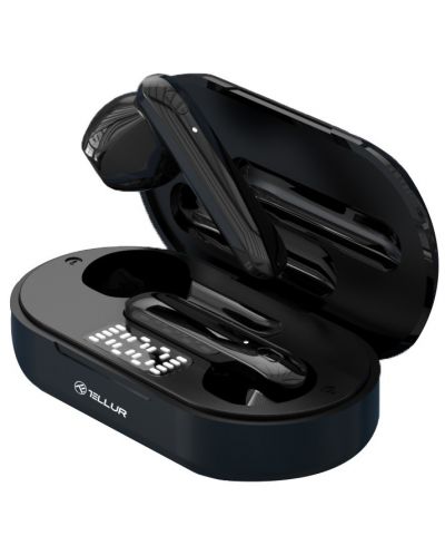 Безжични слушалки Tellur - Flip, TWS, черни - 2
