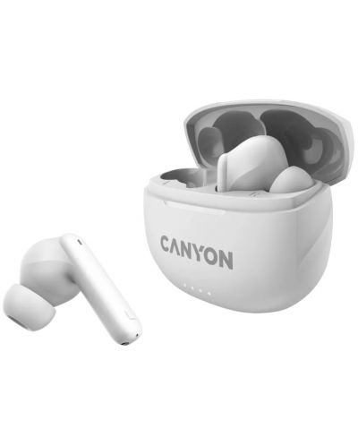 Безжични слушалки Canyon - TWS-8, бели - 1