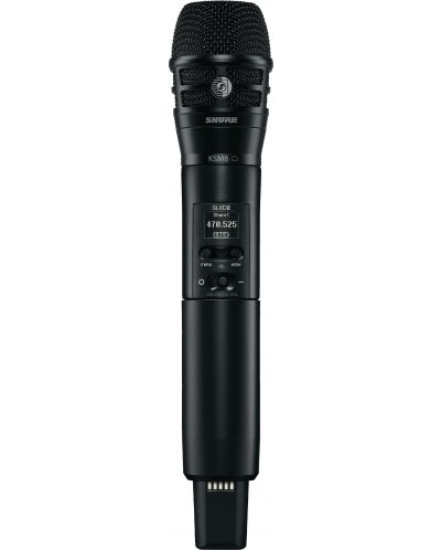 Безжичен микрофон Shure - SLXD2/K8B, черен - 1