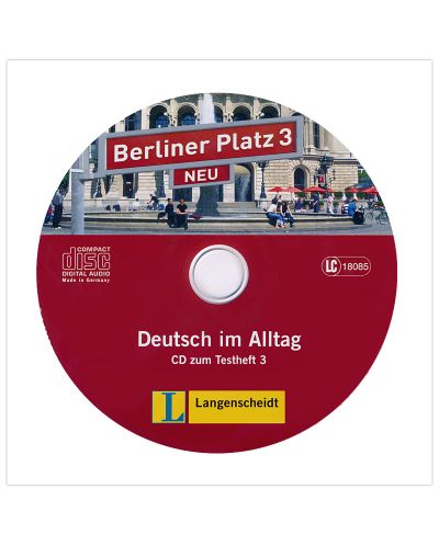 Berliner Platz Neu 3: Немски език - ниво В1 (тестове + CD) - 2