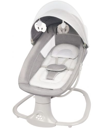 Бебешка електрическа люлка KikkaBoo - Winks, Grey - 1