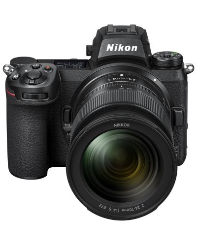 Безогледален фотоапарат Nikon - Z6 II, 24-70mm, f/4S, черен - 1