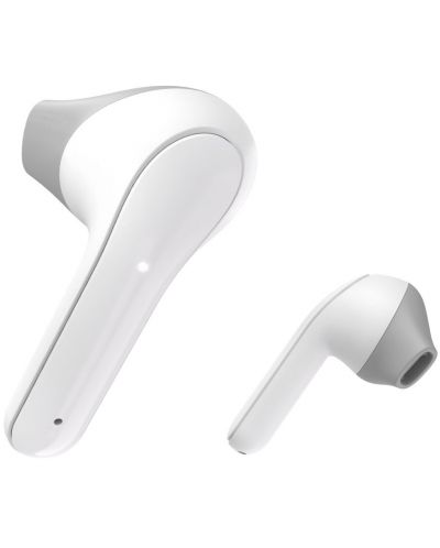 Безжични слушалки Hama - Freedom Light, TWS, бели/сиви - 4