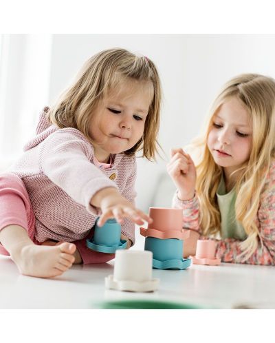 Бебешка играчка NIP Play Green - Stacking Cups, 5 броя - 8