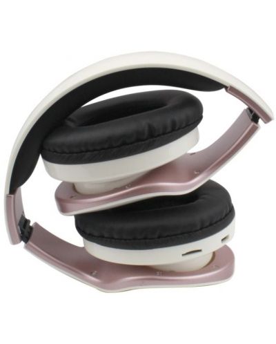Безжични слушалки с микрофон Elekom - EK-P18, бели - 2
