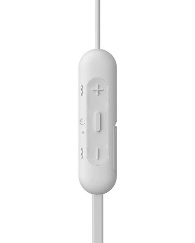 Безжични слушалки с микрофон Sony - WI-C200, бели - 3