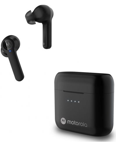 Безжични слушалки Motorola - Moto Buds-S, TWS, ANC, черни - 1