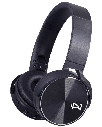 Безжични слушалки с микрофон Trevi - DJ 12E50 BT, черни - 1
