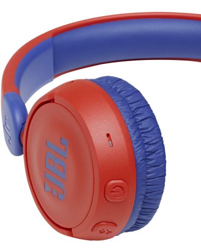 Детски слушалки с микрофон JBL - JR310 BT, безжични, червени - 2