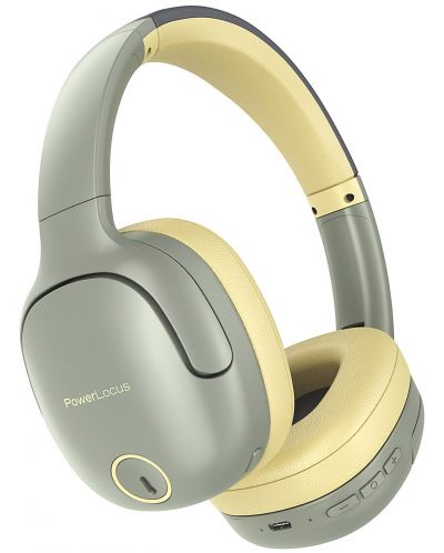 Безжични слушалки PowerLocus - P7, Asphalt Grey - 2