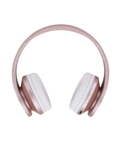 Безжични слушалки PowerLocus - P1 Line Collection, розови/златисти - 4