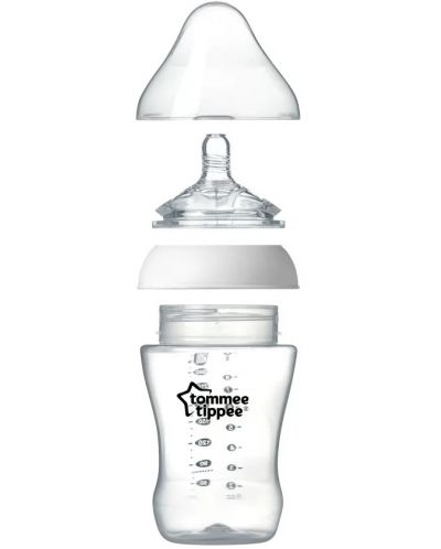 Бебешко шише Tommee Tippee Ultra - 260 ml, с биберон 1 капка - 3