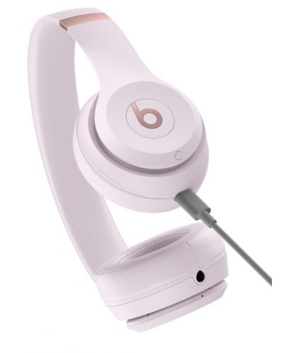 Безжични слушалки с микрофон Beats - Solo 4, Cloud Pink - 6
