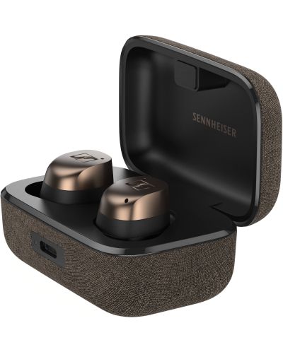 Безжични слушалки Sennheiser - MOMENTUM True Wireless 4, ANC, Black Copper - 1