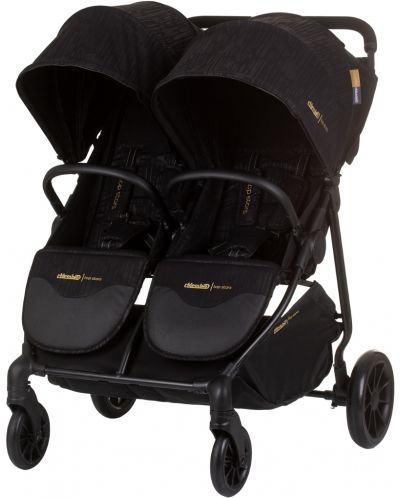 Бебешка количка за близнаци Chipolino - Top Stars, обсидиан - 2