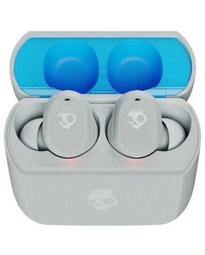 Безжични слушалки SkullCandy - Mod, TWS, Light grey/Blue - 4