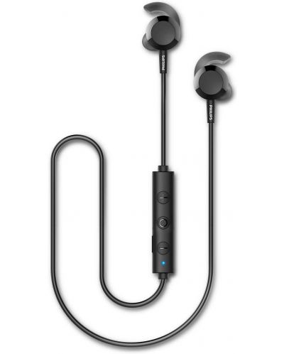 Безжични слушалки с микрофон Philips - TAE4205BK, черни - 2