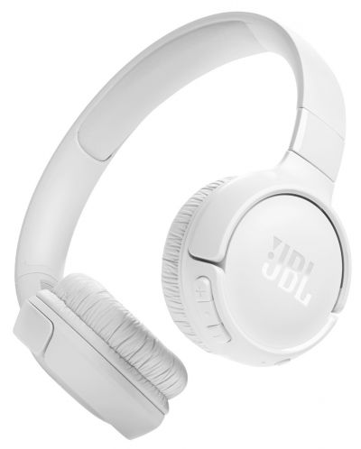 Безжични слушалки с микрофон JBL - Tune 520BT, бели - 1
