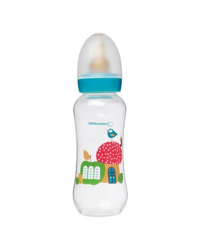 Стандартна полипропиленова бутилка Bebe Confort - 240 ml, синя