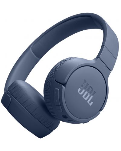 Безжични слушалки с микрофон JBL - Tune 670NC, ANC, сини - 1