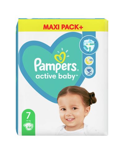 Бебешки пелени Pampers - Active Baby 7, 40 броя - 9