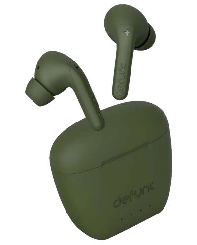 Безжични слушалки Defunc - True Audio, TWS, зелени - 1