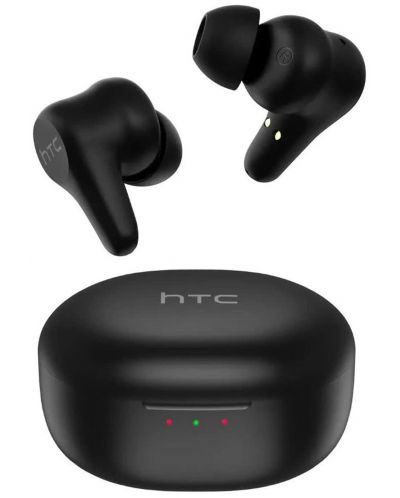Безжични слушалки HTC - True Wireless Earbuds Plus, ANC, черни - 3