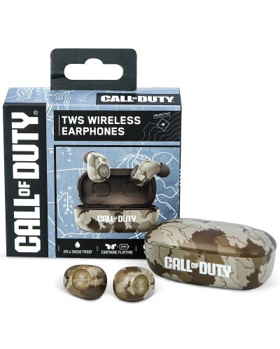 Безжични слушалки OTL Technologies - Call Of Duty, TWS, Desert Camo - 7