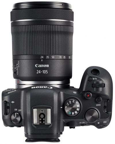Безогледален фотоапарат Canon - EOS R6, RF 24-105mm, f/4-7.1 IS STM, черен - 4
