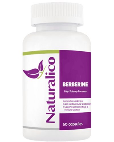 Berberine, 350 mg, 60 капсули, Naturalico - 1