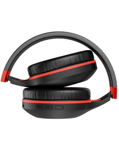 Безжични слушалки PowerLocus - P4 Plus, червени/черни - 7