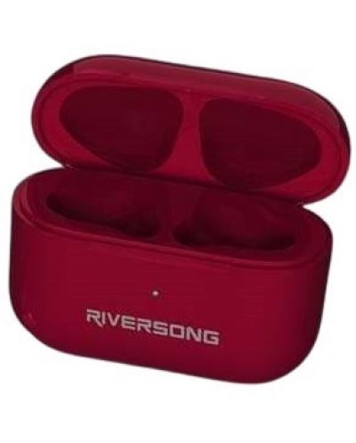 Безжични слушалки Riversong - Air Mini Pro, TWS, червени - 3