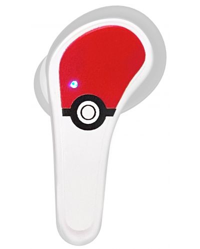Детски слушалки OTL Technologies - Pokeball, TWS, бели/червени - 3