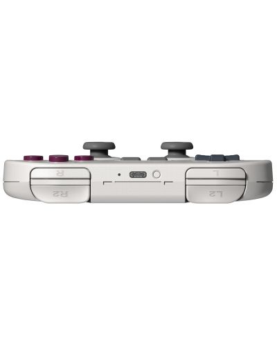 Безжичен контролер 8BitDo - SN30 Pro, Hall Effect Edition, G Classic, бял (Nintendo Switch/PC) - 3