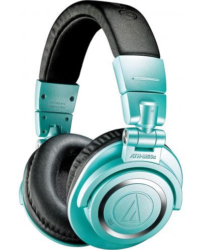 Безжични слушалки Audio-Technica - ATH-M50XBT2, Ice Blue - 1
