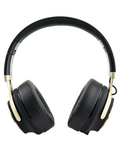 Безжични слушалки PowerLocus - P3, черни/златисти - 3