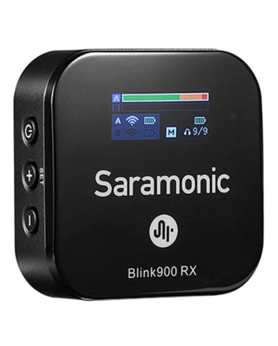 Безжична брошка и двуканален приемник Saramonic - BLINK 900 S1,черни - 2