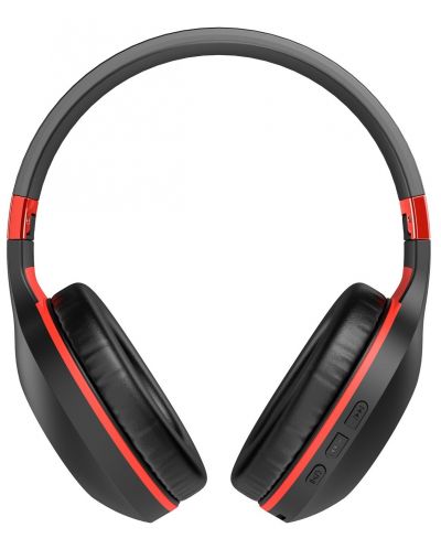 Безжични слушалки PowerLocus - P4 Plus, червени/черни - 3