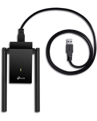 Безжичен USB адаптер TP-Link - Archer T4U Plus, 1.3Gbps, черен - 2