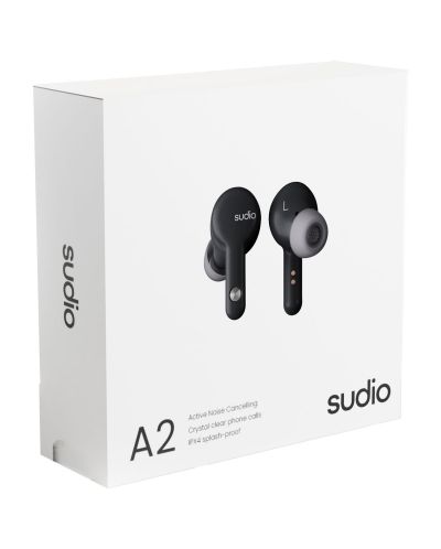Безжични слушалки Sudio - A2, TWS, ANC, черни - 7