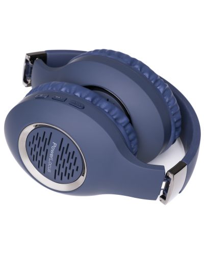 Безжични слушалки PowerLocus - P4 Plus, сини - 5