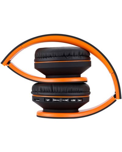 Безжични слушалки PowerLocus - P1, оранжеви - 2
