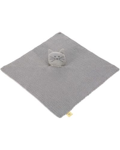 Бебешка играчка-кърпа за гушкане Lassig - Little Chums, Cat - 3