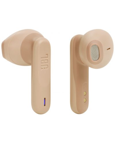 Безжични слушалки JBL - Wave Flex, TWS, бежови - 5