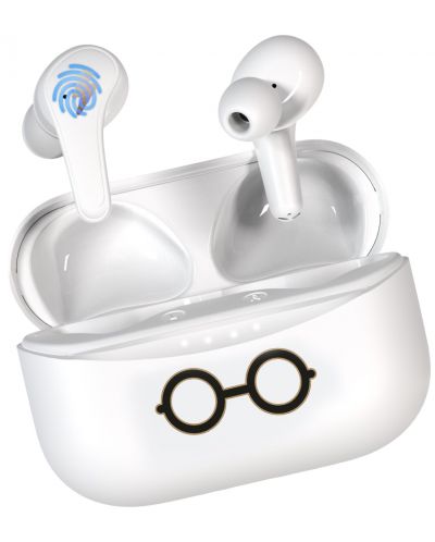 Детски слушалки OTL Technologies - Harry Potter Glasses, TWS, бели - 2
