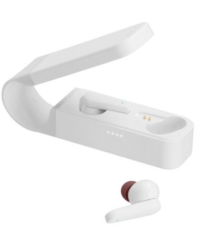 Безжични слушалки с микрофон Hama - Spirit Pocket, ТWS, бели - 1