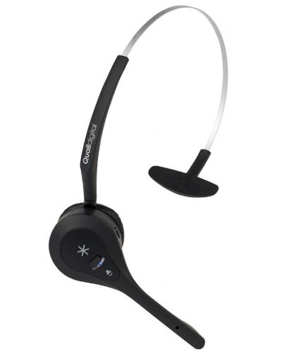 Безжични слушалки с микрофон Quail Digital - Pro10, черни - 1