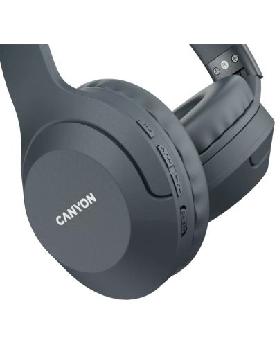 Безжични слушалки с микрофон Canyon - BTHS-3, сиви - 3